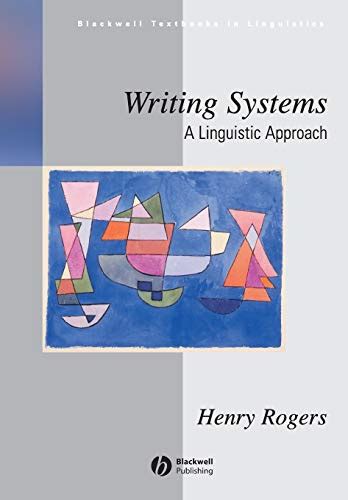 writing systems a linguistic approach Doc