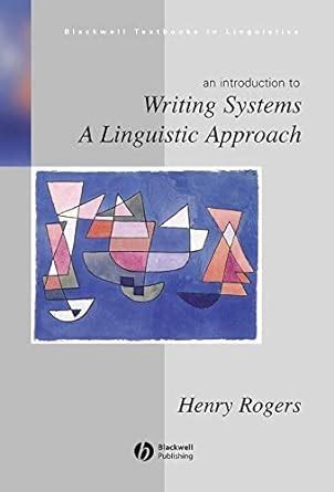 writing systems a linguistic approach Doc