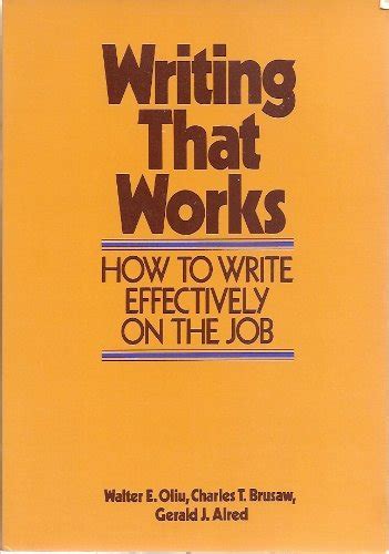 writing that works by oliu PDF