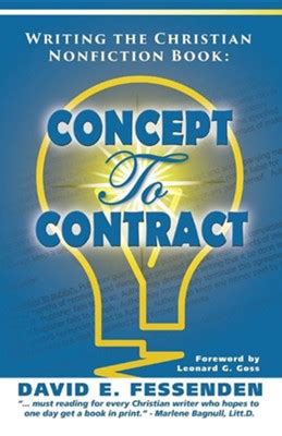 writing the christian nonfiction book concept to contract Kindle Editon
