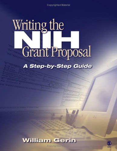 writing the nih grant proposal a step by step guide Doc