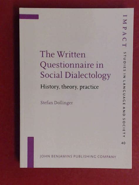 written questionnaire social dialectology practice Doc
