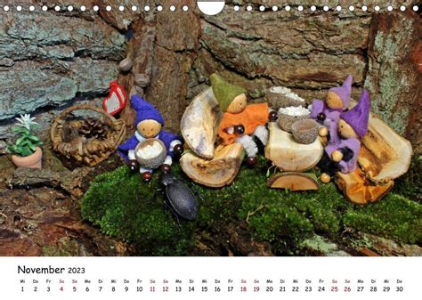 wunsch wichtel wandkalender 2016 quer monatskalender Kindle Editon