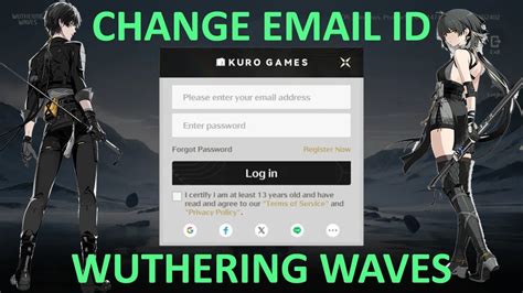 wuthering waves change email