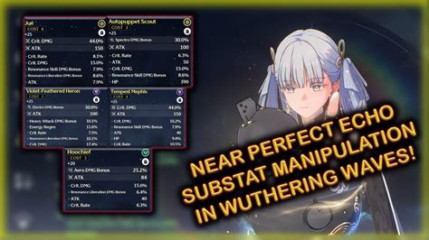 wuthering waves echo substats