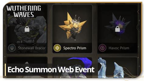 wuthering waves echo summon event