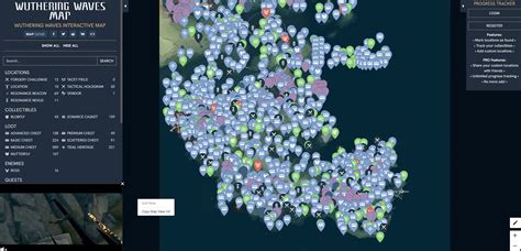 wuthering waves map borders