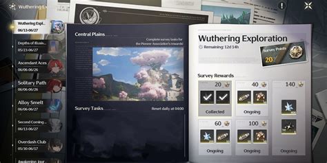 wuthering waves survey task