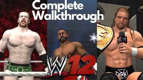 Wwe 12 Walkthrough