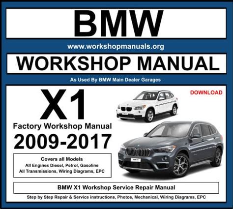 x1 bmw service manual Doc