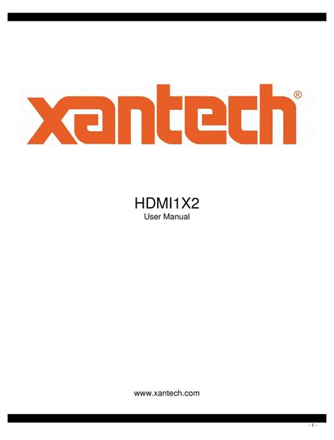 xantech mmd2w owners manual Kindle Editon