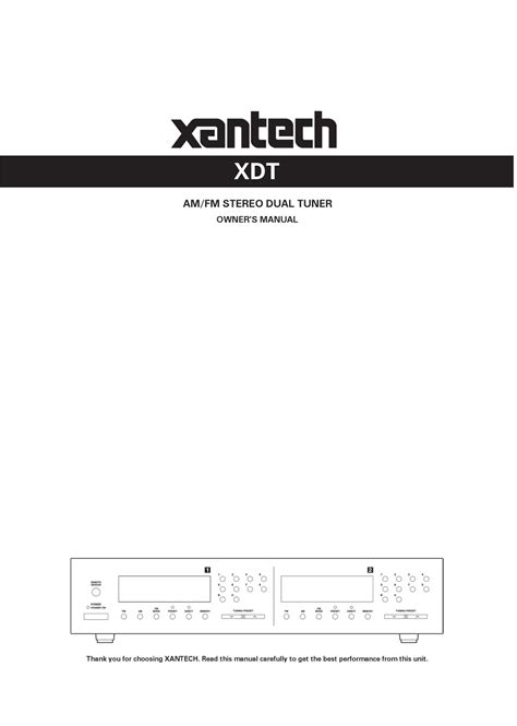 xantech xvcs50 owners manual Doc