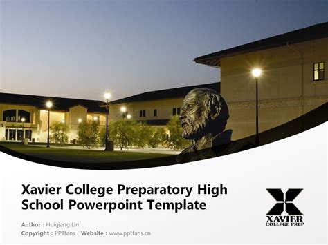 xavier university powerpoint template Kindle Editon