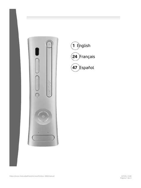 xbox 360 elite user manual pdf Reader