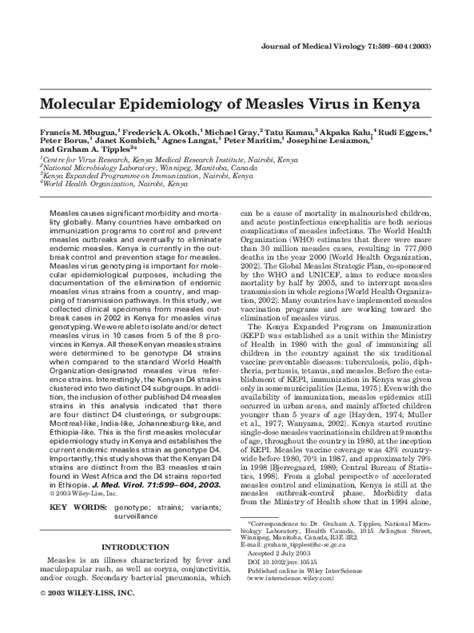 xerophthalmia and measles in kenya proefschrift Reader