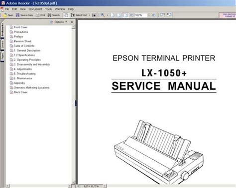 xerox 1050 printers owners manual PDF