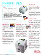 xerox 850 printers accessory owners manual PDF