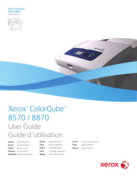 xerox 8870 printers owners manual Epub