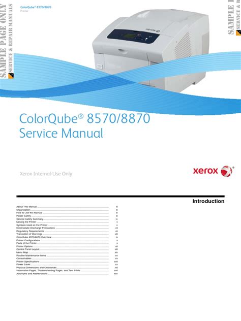 xerox colorqube 8870 manual Doc