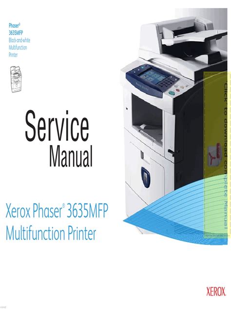 xerox phase 3635mfp service manual Kindle Editon