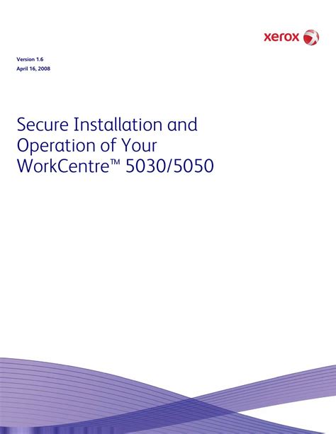 xerox workcentre 5030 installation manual Epub