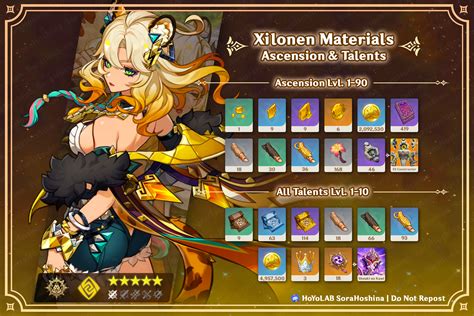 xilonen ascension materials