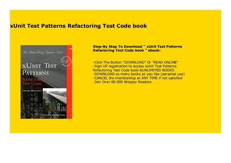 xunit test patterns refactoring test code Kindle Editon