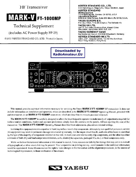 yaesu ft 5100 manual PDF