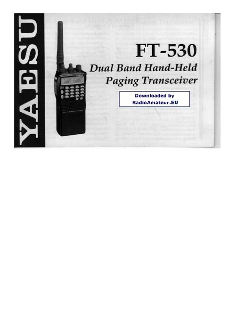 yaesu ft530 user guide Reader