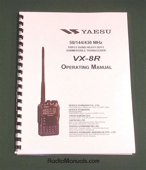 yaesu vx8r user manual Doc