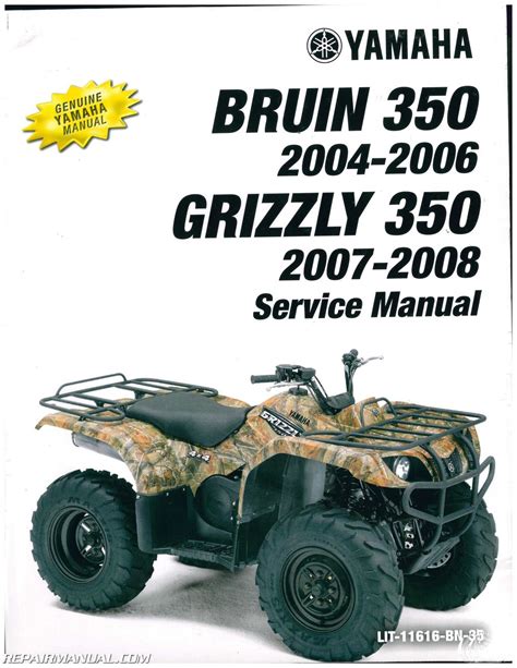 yamaha 350 grizzly repair manual Epub