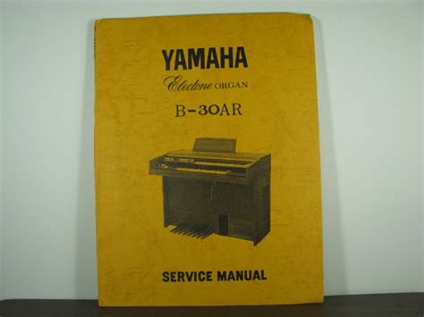 yamaha b 30ar music keyboards owners manual Doc