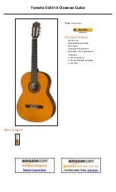 yamaha cg101 guitars owners manual Kindle Editon
