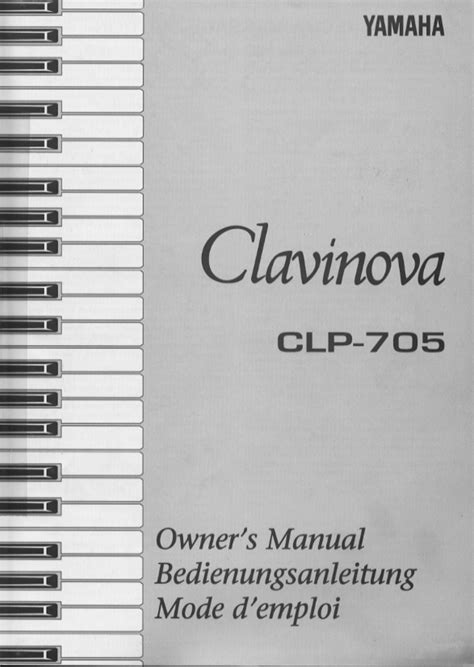 yamaha clp 705 music keyboards owners manual Doc