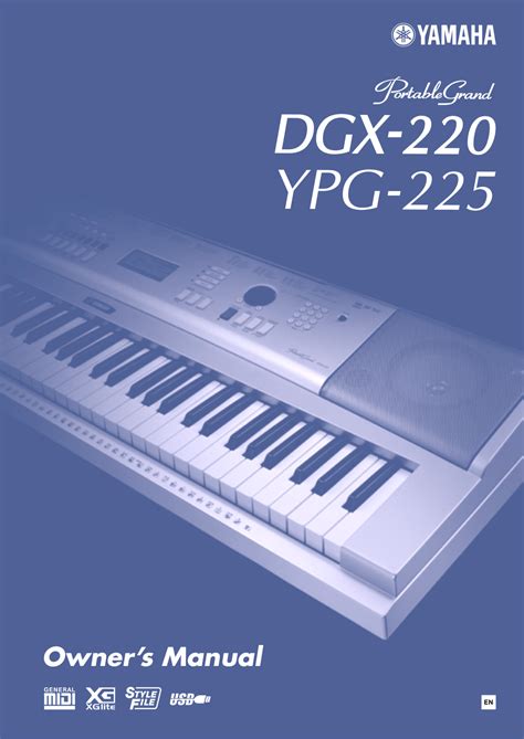 yamaha dgx 230 music keyboards owners manual Doc