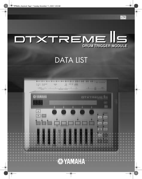 yamaha dtxtreme user guide PDF
