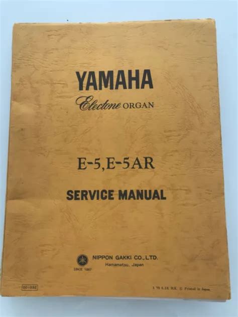 yamaha e 5ar music keyboards owners manual Reader