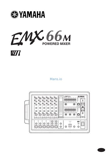 yamaha emx66m owners manual PDF