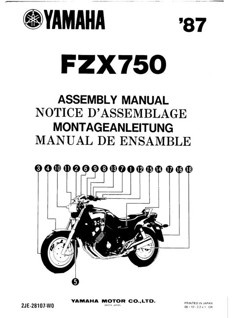 yamaha fzx 750 manual free download Doc