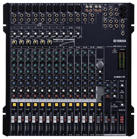 yamaha mixer mg166cx usb manual PDF