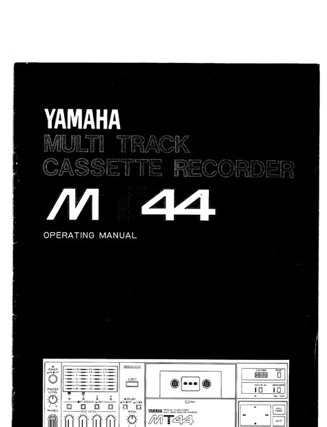 yamaha mt44 owners manual Epub