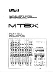 yamaha mt8x owners manual PDF