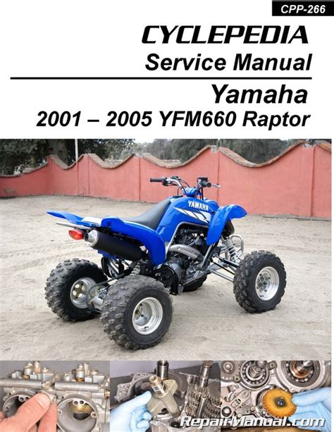 yamaha raptor 660 atv repair manual manuals Kindle Editon