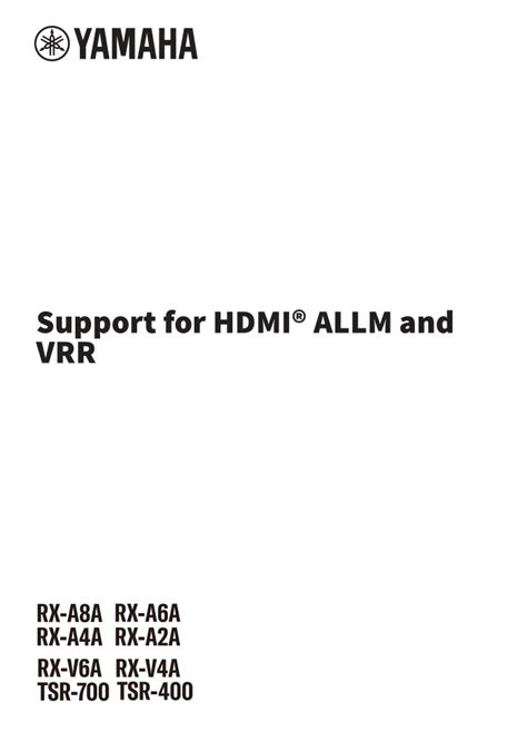 yamaha receiver instruction manual Epub