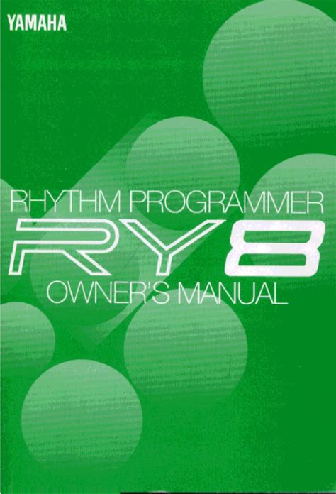 yamaha ry 8 owners manual PDF