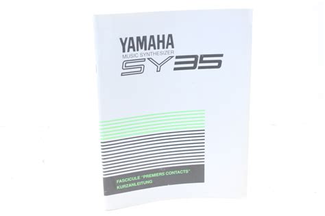yamaha sy35 user guide Kindle Editon