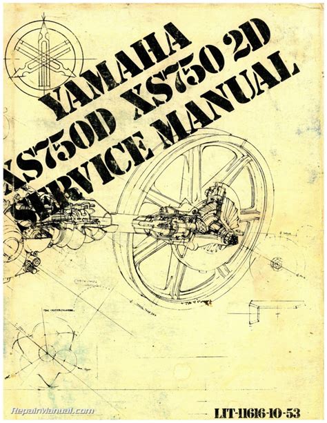 yamaha xs750 xs7502d full service repair manual PDF