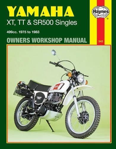yamaha xt 500 workshop manual PDF