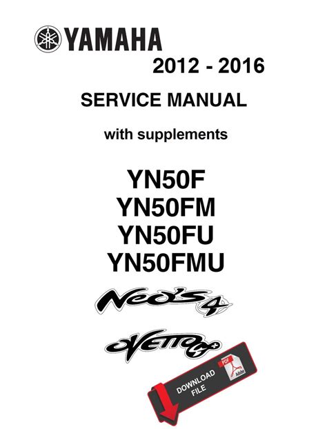 yamaha yn50f service repair manual PDF