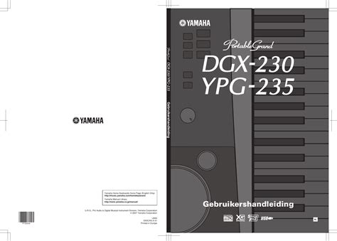 yamaha ypg 235 manual PDF